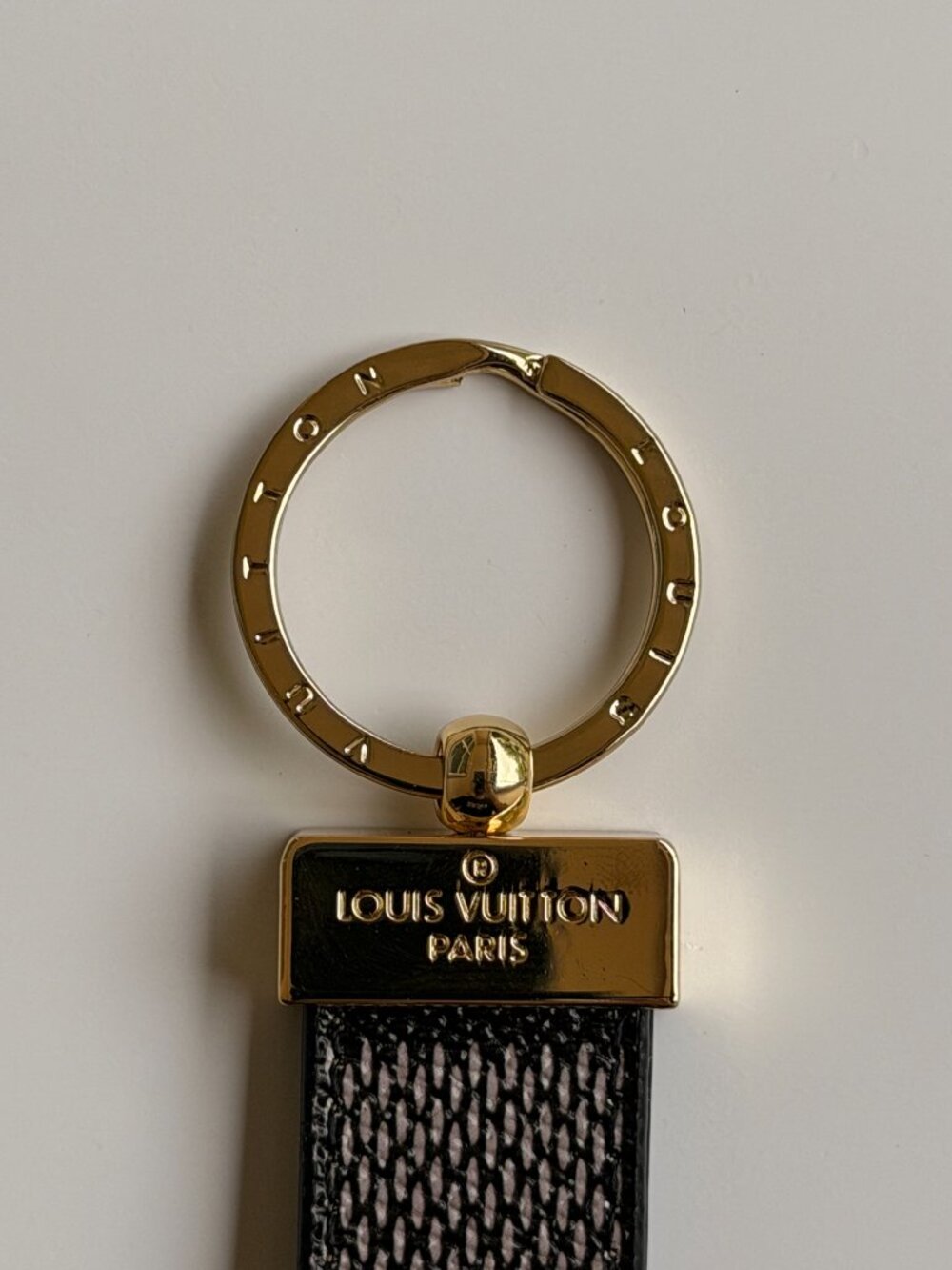 Louis Vuitton Brown And White Key Holder / Bag Charm - Picture 4 of 6